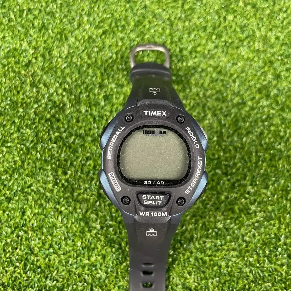 Timex Ironman Triathlon Water Resistant 100M Black Sports Watch TH591